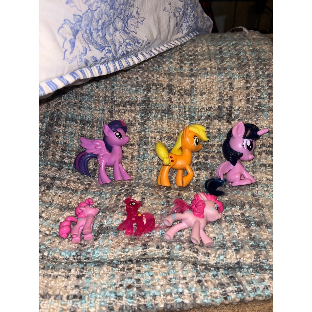 My Little Pony Friendship is Magic Figure Lot 8 Twilight Sparkle Pinkie Pie G4
